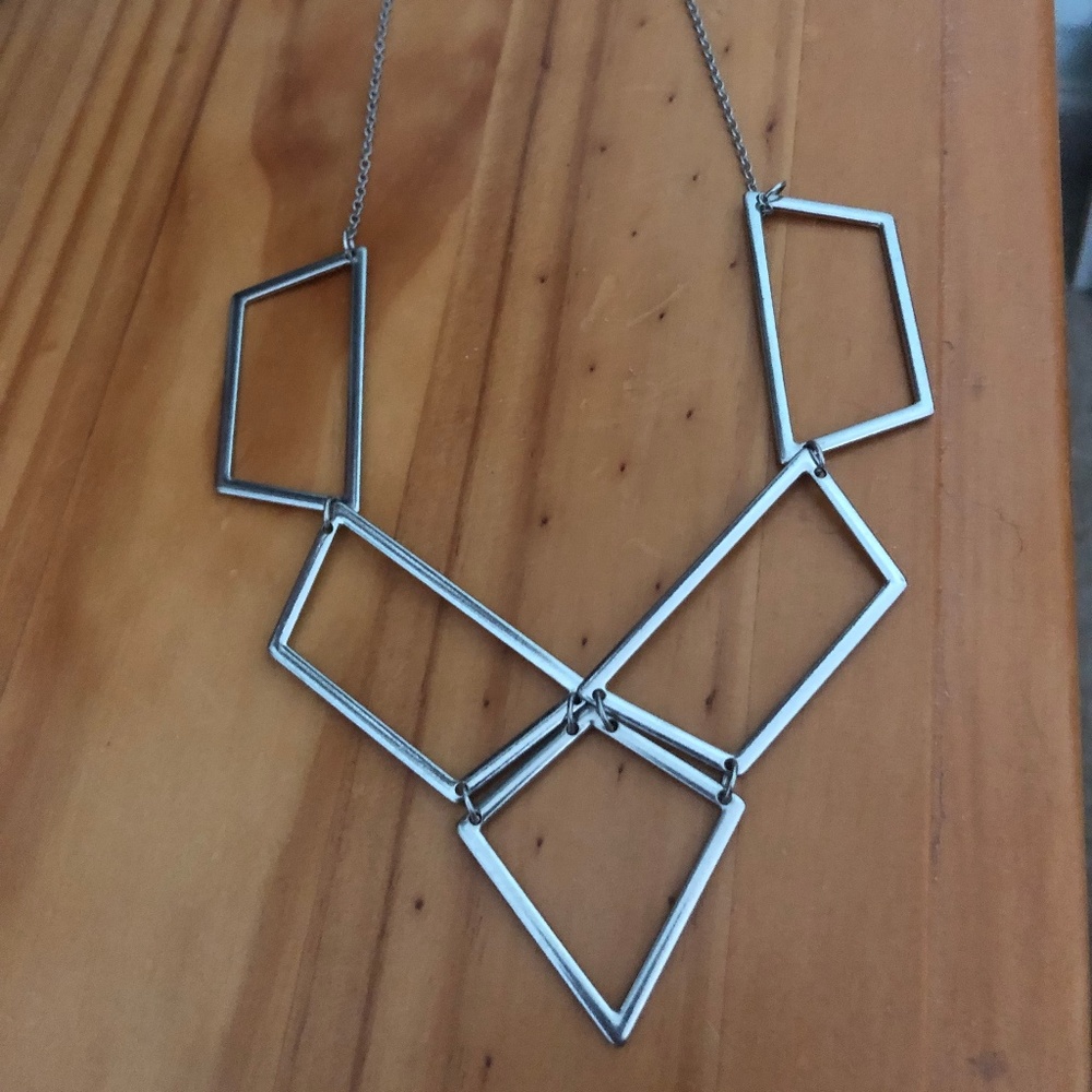 Geometric Bib Necklace